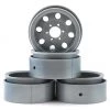 Element RC Enduro 1.9” The Ocho Beadlock Crawler Wheels (Silver)