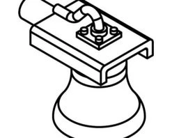 Athearn HO Bell, Hood Side Mount (3)