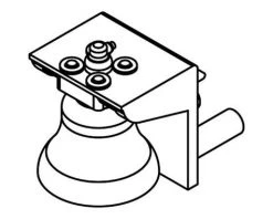 Athearn HO Bell, Nose Mount (3)