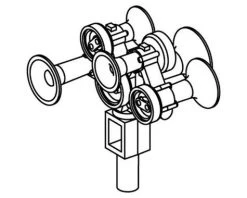 Athearn HO Nathan M-5 w/Clearance Bracket (3)