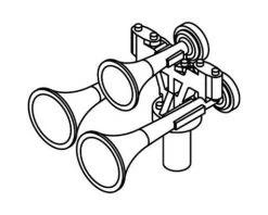 Athearn HO Nathan P-3 All Chimes Forward (3)