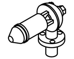 Athearn HO Hancock Air Whistle w/o Reflector (3)