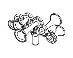 Athearn HO Horn, Nathan AirChime K5LAR24 (3)