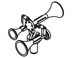 Athearn HO Horn, Nathan P-3 (3)