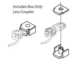 Athearn N F/FP45 COUPLER BOX & COVER (6pr)