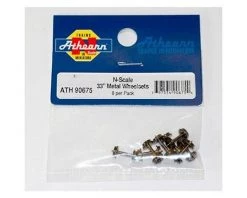 Athearn N 33" METAL WHEEL SETS (8)
