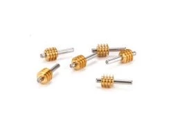 Athearn HO Worm Gear with Shaft, Brass (6)