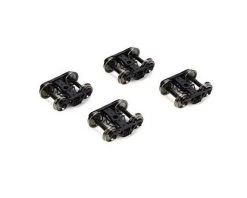 Athearn HO 100-Ton Roller Bearing Trucks, .110" Tread (2)